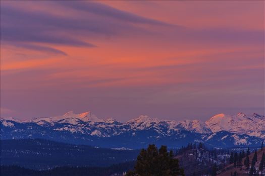 Sunset Over the Stuarts - The mountains are the icon Stuart Range in Central Washington.  This was taken at sunset, as the clouds lit up and the setting sun shone on the snow capped peaks.